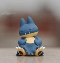 Pokemon Mielas Psyduck Snorlax Gonbe Veiksmo figūrėlė Animacinis žaidimų kolekcija Kalėdinė PVC lėlės modelio žaislai Gimtadienio dovanos with box