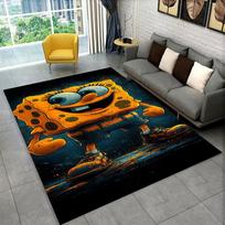 Cartoon S-SpongeBob Patrick Star Carpet Rug for Playroom Bedroom Living Room Sofa Home Decor,kid Area Rug Non-slip Floor Mat 40x60cm