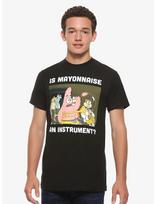 SpongeBob SquarePants Vyriški Marškinėliai Juodi Su Užrašu 'Is Mayonnaise An Instrument' XS-3XL M