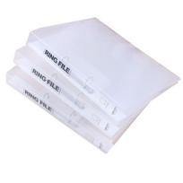 Deli 5381 A4 Two-Hole D-Ring Clear Folders (12-Pack)