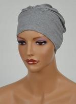 Turban Jasmina Metal Czapka Marszczona Bez Wzoru Także Po Chemioterapii