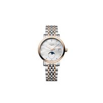 LONGINES Boya series quartz movement 30 meters waterproof women's watch Swiss watch 30mm mother-of-pearl dial stainless steel strap L4.330.5.87.7 kriaušė