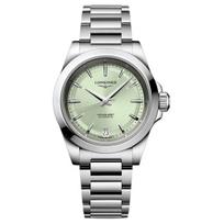 LONGINES Concas Yuedong series automatic mechanical movement 100 meters waterproof Swiss watch 34mm green dial stainless steel case L3.430.4.02.6 žalia