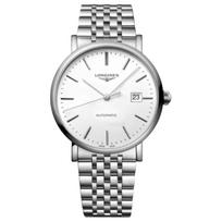 LONGINES Boya serijos automatinis mechaninis judėjimas 30 metrų atsparus vandeniui moteriškas laikrodis Šveicariškas laikrodis 39 mm baltas ciferblatas nerūdijančio plieno apyrankė L4.910.4.19.6 balta