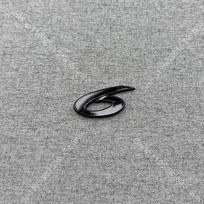 AAFD1 Plastikinis automobilio priekinės bagažinės emblema Mazda 6 logotipui Ženklelis 3D kėbulo Ryškiai juoda Pakeičiama lipdukas Galinės uodegos perdarymo apdaila