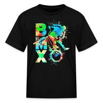 Colorful BMX Biker Kid's T-Shirt M