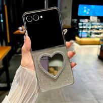 For Samsung Galaxy Z Flip 7 Case Fashion glitter Flash Diamond mirror Protective Back Cover For Samsung Z Flip7 FE 6 5 4 3 Shell Galaxy Z Flip7