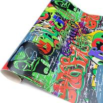 Waterproof Car Sticker Vinyl Wrap Cover Air Release Foil Graffiti Pattern Car Stickers Exterior Auto Decoration Film Wrapping 10x150cm