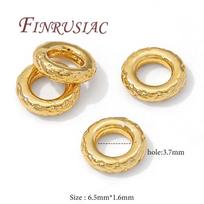 10-20Pcs Large Hole Beads 18K Gold Plated Spacer Beads For Jewelry Making,Bead Separators,Beads For Bracelets DIY Accessories 10 pieces