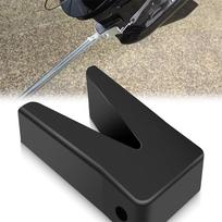 181440 Rubber V-Block With Hole For Mounting To Transom Guard For Tracker Marine Boats With Y-Frame