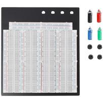 Solderless Breadboard With 3220 Holes Phosphor Bronze Clip ZY208  MB102 4Pieces Set 1