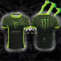 Suaugusiųjų Monster Energy 3D spausdinti vyriški sportiniai marškinėliai lauko treniruotėms, laisvalaikiui ir kasdieniam sportui, trumparankoviai XXS
