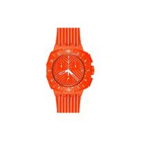 SWATCH Unisex 45mm Orange Watch SUIO400 SUIO400 Orange Watch Dial