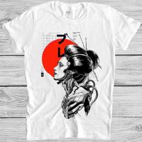 Japanese Robot Geisha Retro Cool Meme Music Movie Gift Tee T Shirt M1119 3XL