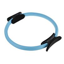 Women Pilates Ring with Non-slip Grip Handles Leg Toning Inner Thigh Pelvic Floor Exercise Yoga Circle Home Gym Fitness Equipment mėlyna