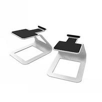 Kau KANTO AUDIO ELEVATED DESKTOP SPEAKER STANDS FOR SMALL SPEAKERS - WHITE (PAIR) SE2W