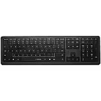 Clevetura CLVX 1 Touch-On-Keys AI Wireless Keyboard, ANSI US Windows Layout, Scissor Switches, Aluminum Chassis, Interactive RGB, Windows/Linux/MacOS support CL11RA10NSB0US