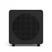 Kau KANTO AUDIO 8-INCH SEALED POWERED SUBWOOFER W. RCA CABLE - MATTE BLACK (INCL. TYPE C & G POWER CORDS) SUB8VMB-CG