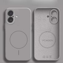 Madingas Originalus Skysto Silikono Telefono dėklas IPhone 17 Pro Max Air 16 15 Pro Magsafe Dėkliukui Atsparus Smūgiams Pakeltas Objektyvo Apsauginis Dangtelis iPhone17 Pro Max juoda