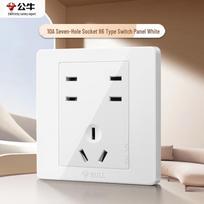 BULL 86-Type 10A Seven-Hole Wall Socket