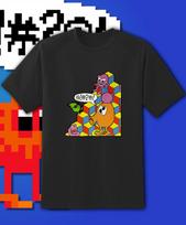Q Bert Game Shirt Retro 80's Shirt Adult & Youth Sizes! Fast Ship! Unisex T-Shirt S įvairiaspalvis