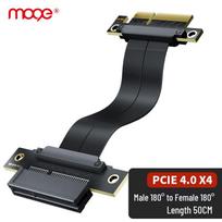 MOGE PCIe 4.0 X4 Extension Cable for Network Cards