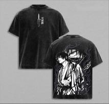 2026 Hot Sale Fushiguro Toji Jujutsu Kaisen T Shirt Men Women Clothing Anime Vintage Y2k Washed T-shirt Short Sleeve Cotton Loose Tees Casual Tops L