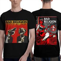 Bad Religion  T Shirt Summer  Y2K Casual T-Shirts Cotton Hip Hop Tee Shirt For Couple Short Sleeve Casual Top Tees - Men's Su... S įvairiaspalvis