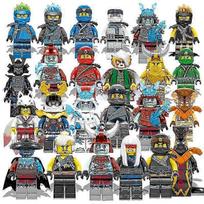 2025 2023 m. Rinkinys iš 24 vnt. Ninjago figūrėlės Statybiniai kaladėlių žaislai X