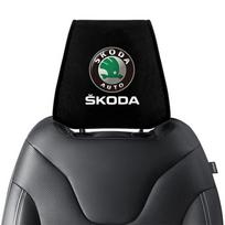 AAAJI1 Automobilio galvos atramos užvalkalas Apsauginis nuo dulkių priekinės sėdynės galvos atramoms Skoda octavia 3 2 superb 3 kodiaq Fabia Kamiq Karoq priedai