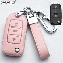 AAAJH1 Automobilio raktų dėklas VW Volkswagen Polo Golf 4 5 6 7 T5 Passat B6 B5 B8 Magotan, Skoda Octavia A5 A7 Kodiaq, Seat Leon Ibiza Ateca