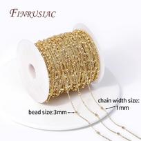 Multi Styles Metal Bulk Chains Wholesale High Quality 14K Gold Plated Spool Chains For DIY Handmade Jewellery Making Supplies 1 Meter