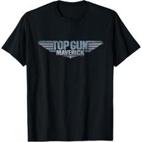 Top Gun Maverick Logo T-Shirt S juoda