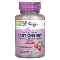 Solaray, Vital Extracts Tart Cherry, Natural Cherry, 1,500 mg, 90 chewable tablets (500 mg per chewable)