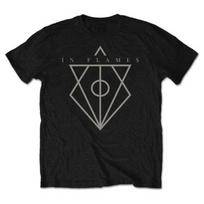 In Flames Oficialus Logotipo Marškinėliai Vyriški Unisex M gray