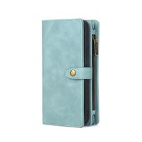 iPhone 17 Multi-functional Leather Wallet Case iPhone 13 Pro mėlyna
