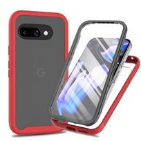 Atsparus smūgiams skaidrus dėklas Google Pixel 10A, su integruota ekrano apsauga, viso kūno apsauga, tvirtas dangtelis Google Pixel 10A PC TPU&Case & Screen Protector&Google Pixel 10a