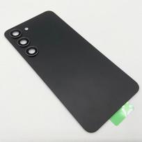 NAUJAS Samsung Galaxy S23 galinio dangtelio stiklas, galinės durelės, korpusas, baterijos keitimas Galaxy S23 S 23, su objektyvu juoda