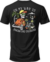 Salty Bones On My Way to Making Bad Decisions T-Shirt, 100% Ringspun Cotton, Classic Fit,Printed in USA S įvairiaspalvis