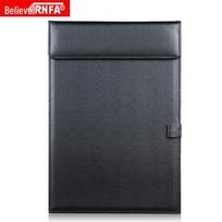 XINGFA A4 Leather Magnetic Clipboard Desk Mat juoda