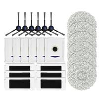ABWR-For Ecovacs T30 Pro Omni Robot Replacement Side Brush HEPA Filter Mop Pad Dust Bag Spare Parts Accessories