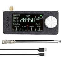 SI4732 0.5-108mhz All Band Radio Receiver LSB USB AM FM FM/AM Radio w/ Antenna 1.9inch IPS Screen HF SW MW VHF Pocket Mini Radio