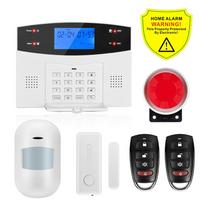 Tuya Smart Home GSM Security Anti-theft Alarm Set Smart Life WIFI GSM Alarm System Kits 433MHz Wireless Door Window PIR Sensor