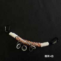 Outdoor Tactical DIY Modification Hand-woven Paracord Backpack Hanging Rope Multifunction Bag Strap Lanyard Accessories rožinio aukso spalvos