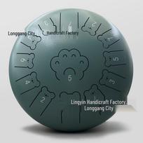 Children's Bear Paw Handpan Drum - 13 Inch, 13 Tone, Beginner Musical Instrument for Enlightenment.