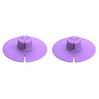 2PCS With Handle Tea Bag Partner 2 in 1 Tea Bag Holder Practical Teabag Squeezer  Cup šviesiai violetinė spalva