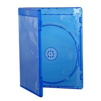 Tuščias dėklas DVD CD Vienam diskui Laikymas Blu Ray Plastikinis Mėlynas Vokelio Viršelis 11mm Dėžutė