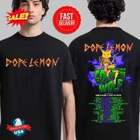 Dope Lemon Golden Wolf World Tour 2025 North America And Canada T-Shirt Unisex T-Shirt XL