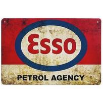Esso Petrol Agency Tin Sign Classic Gas Station Metal Plaque Man Cave Wall Art 20x30cm（7.8x11.8inch）