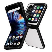 ZTE Nubia Flip 2 5G A404ZT odos tekstūros dėklas ZTE Nubia Flip 5G A304ZT telefonui, plonas, apsaugantis nuo kritimo, galinis dangtelis For Nubia Flip 2 5G balta